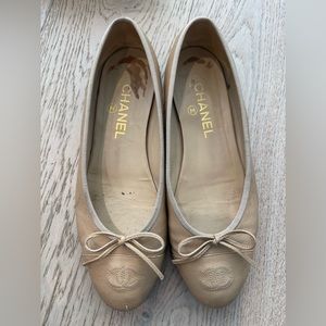 Chanel Ballerina Flats Beige